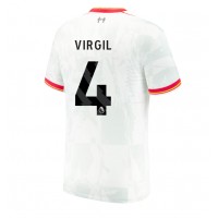 Camisa de Futebol Liverpool Virgil van Dijk #4 Equipamento Alternativo 2024-25 Manga Curta